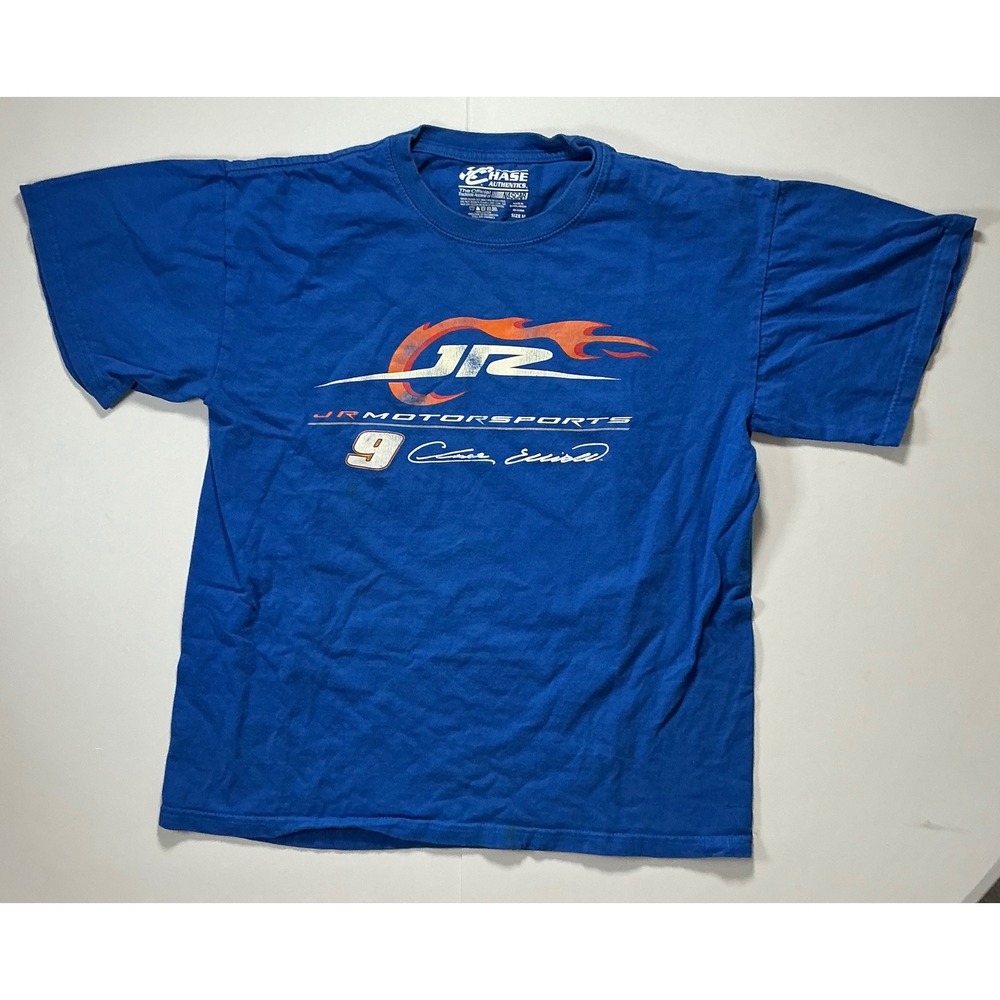 Chase Authentics NASCAR Chase Elliott 9 NAPA Racing Blue T Shirt Mens M Y2K